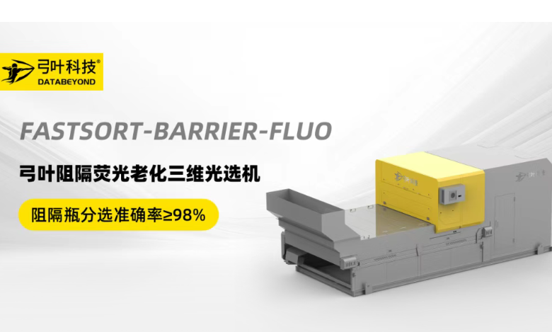阻隔瓶分选准确率≥98%：弓叶行业首创阻隔荧光老化三维光选机